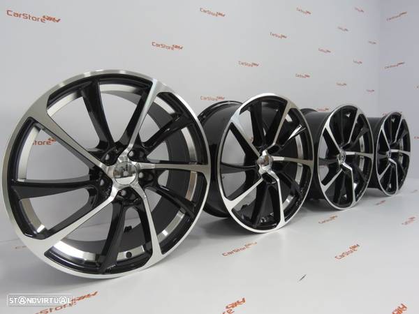 Jantes Look Audi ABT DR18 18 x 8 et 39 5x112 Preto + Polido - 4