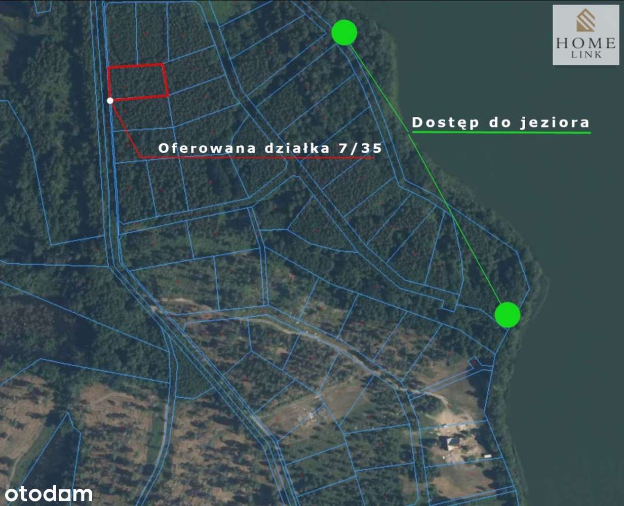 Działka w brzozach z dostępem do jeziora-2