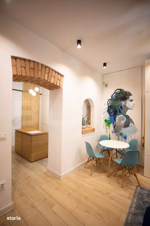 Apartament cu personalitate, tavan inalt si terasa – zona Scala Cent - Imagine principală: 5/19