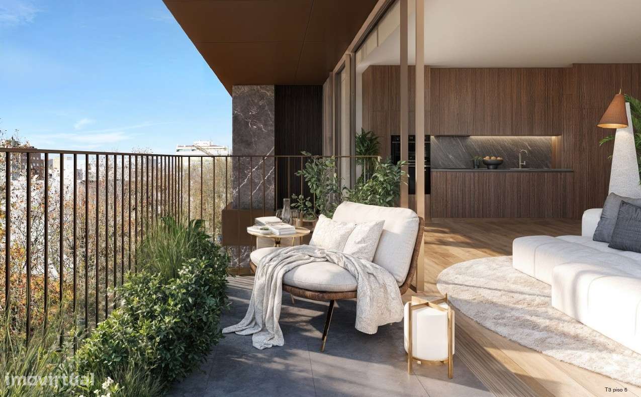 T1 com Varanda e Garagem em Matosinhos Sul – A 5 Minutos da Praia - Grande imagem: 2/19