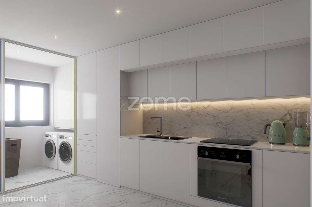 T1+1  de  73 m2 novo em Matosinhos Sul com lugar de garagem. - Grande imagem: 5/17