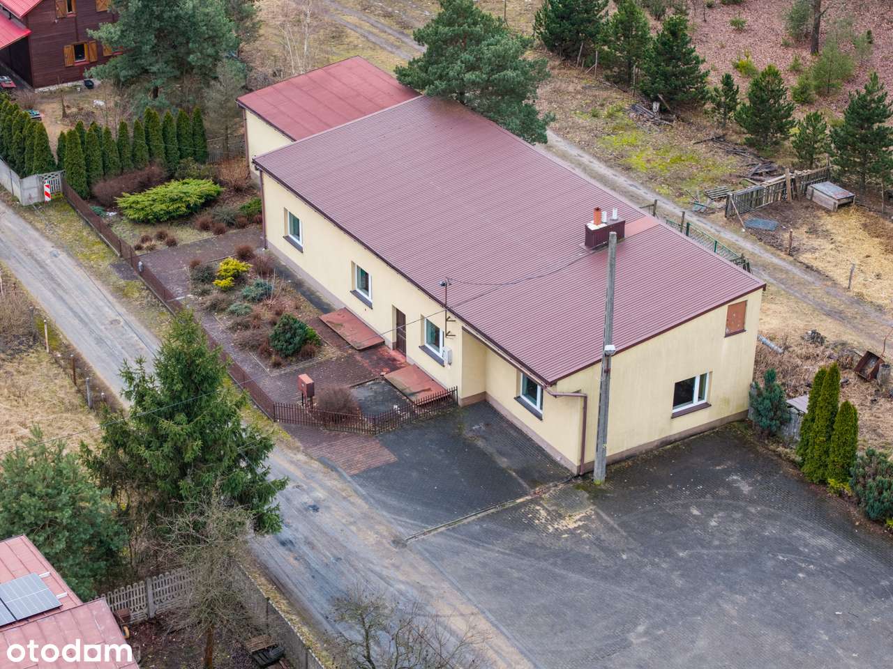 Budynek parterowy 250 m² do adaptacji, Siewierz, bez prowizji-0