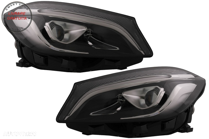 Faruri Full LED Mercedes A-Class W176 (2012-2018) doar pentru Halogen- livrare gratuita - 15