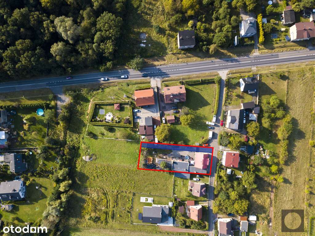 Kompleks mieszkalno-usługowy na dużej działce