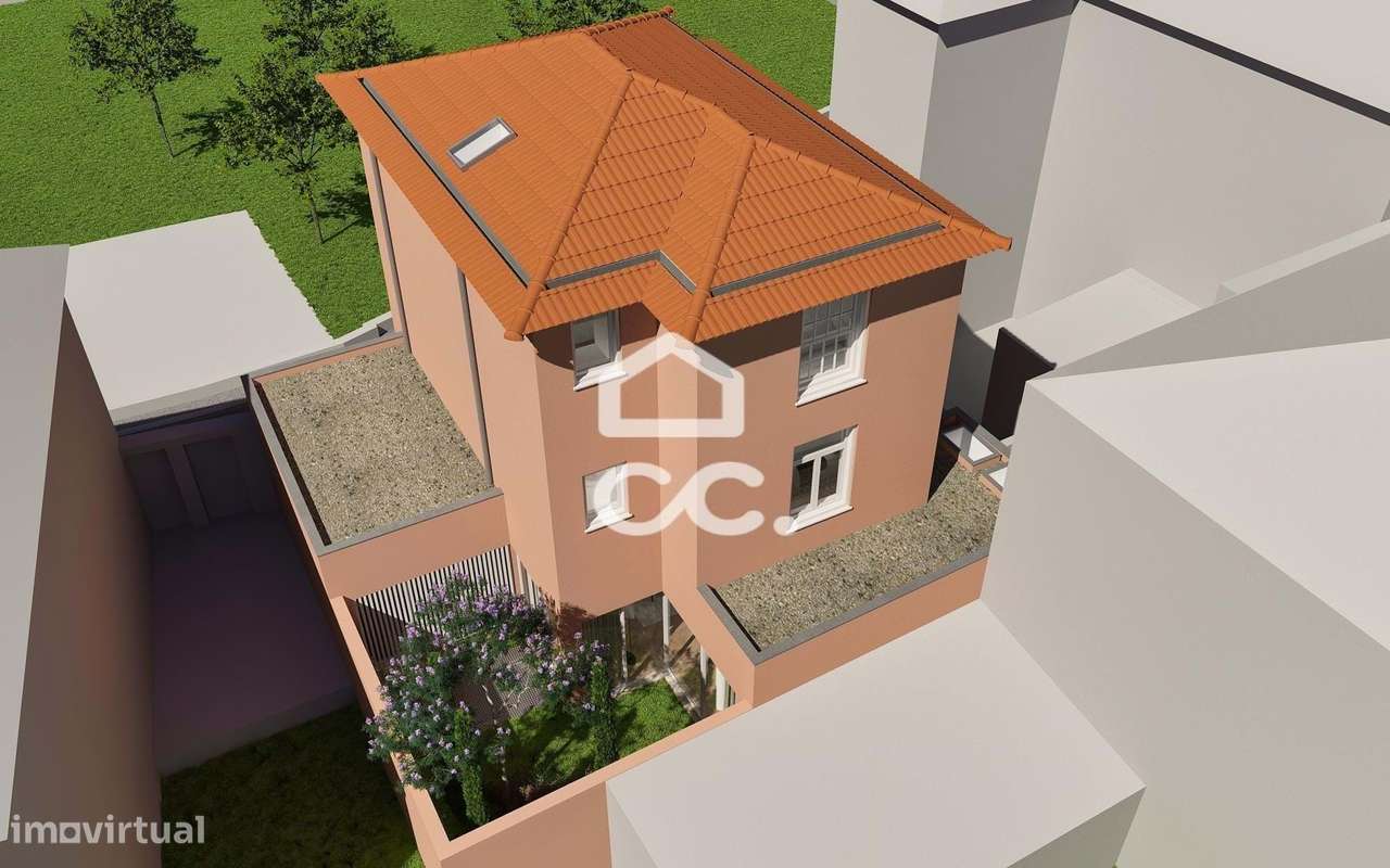 Moradia com projeto aprovado para T4 de luxo, na Foz Velha, com garage-33