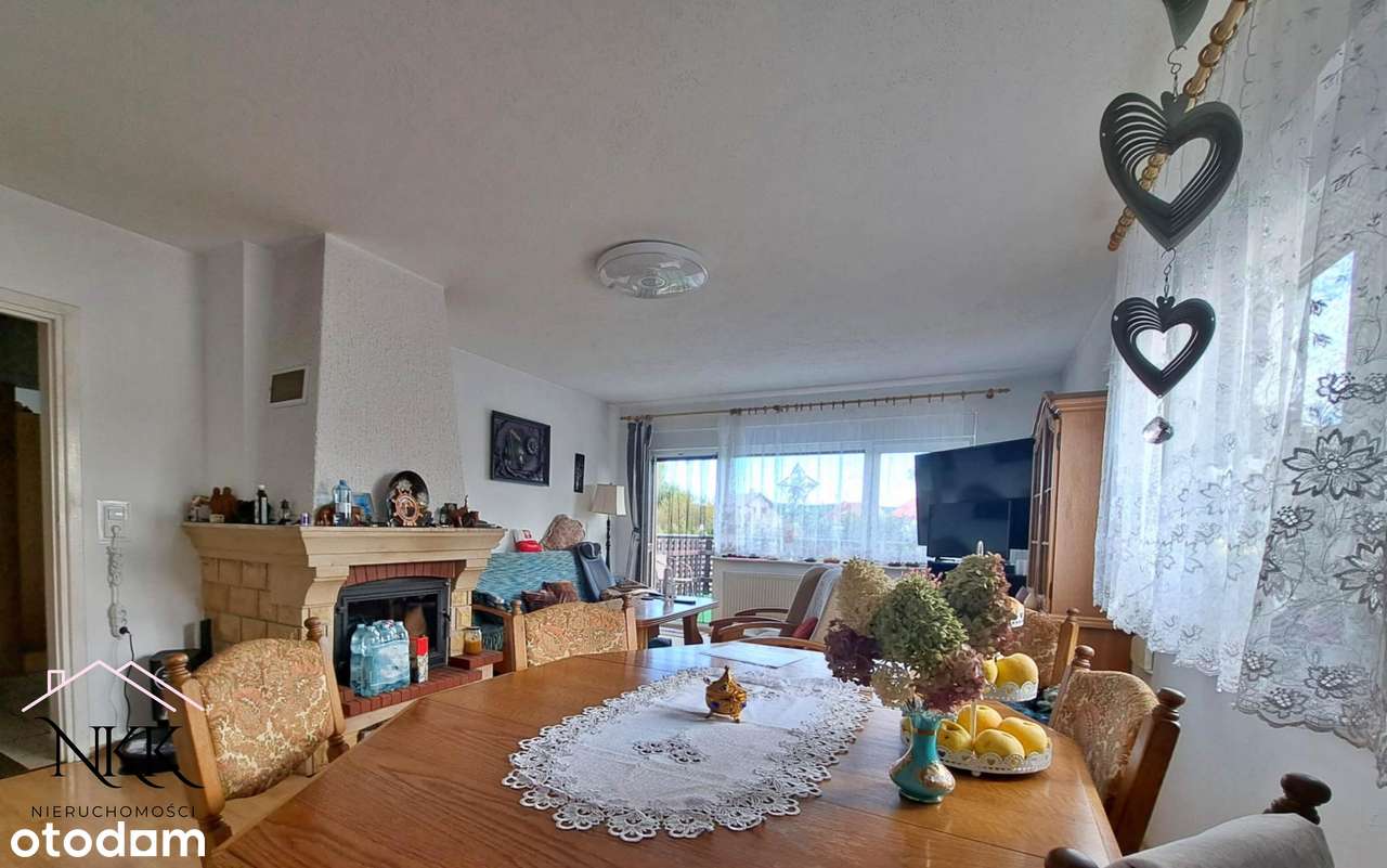 Rodzinny dom z pięknym ogrodem, stawem i 2 garażami -Lubniewice-9