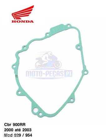 Junta tampa do motor para honda cbr 900rr ano 2000 ate 2003 mod 929 / 954 - 1