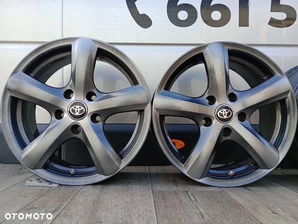 FELGI ALUMINIOWE 5x114 R16 7J ET40 TOYOTA AURIS AVENSIS CAMRY COROLLA MR2 PICNIC PREVIA PRIUS+ RAV4 VERSO YARIS - 5