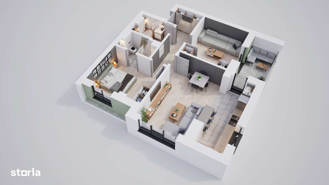 Apartament in cartier privat – confort și calitate superioara-4