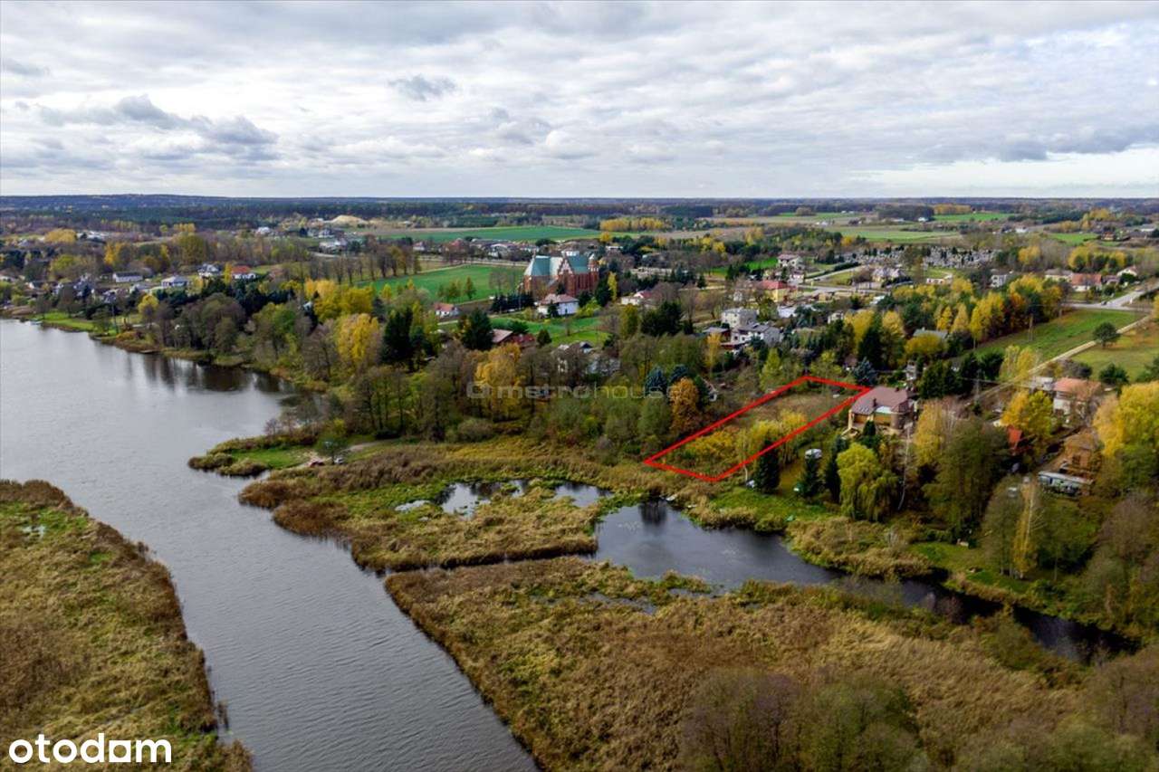 Działka nad Narwią z linią brzegową-6