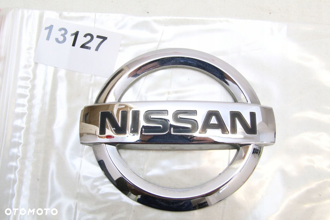 Logo Emblemat znaczek klapa tył Oryginał Nissan Micra 4 IV k13 2010-2018 - 1