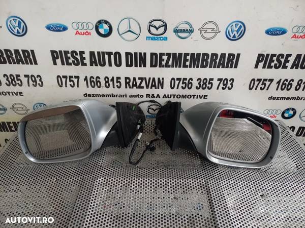 Oglinzi Oglinda Stanga Dreapta Audi Q7 4L De Anglia Cu Rabatare Electrica Si Lumini Ambientale - Dezmembrari Arad - 2