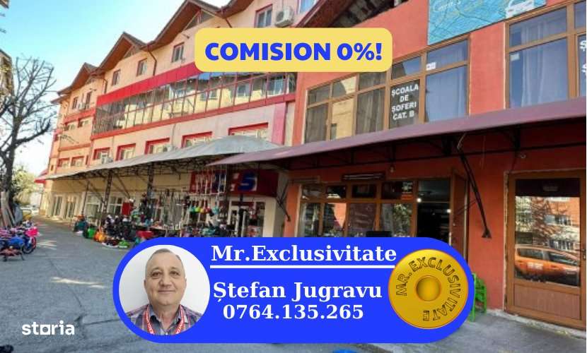 Inchiriere Spatiu Comercial Ultracentral – Piata Centrala, Targu Jiu - Imagine principală: 1/14