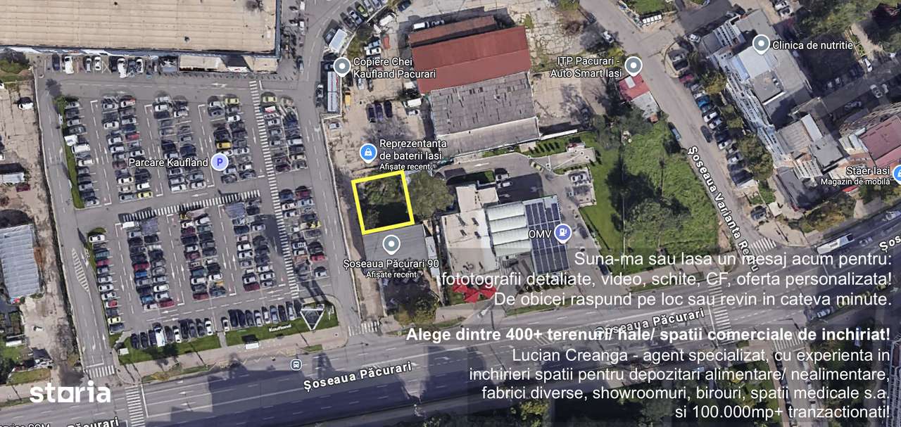 Teren 456mp, zona OMV Pacurari - Imagine principală: 1/6