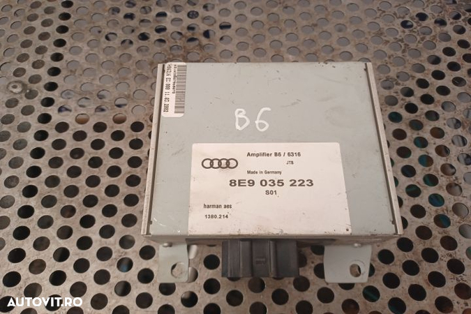 MODUL AMPLIFICATOR AUDIO 3 MODELE 8E5035223D MX 1253 Audi A4 B7  [din 2004 pana  2008] seria - 6