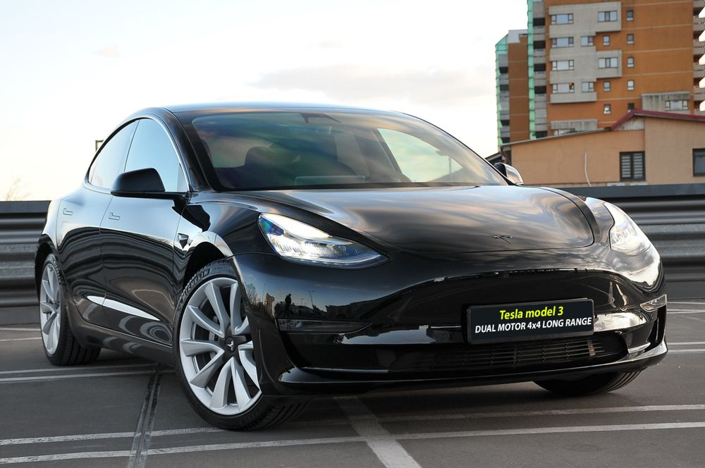 Tesla Model 3 Langstreckenbatterie Allradantrieb Dual Motor 2020