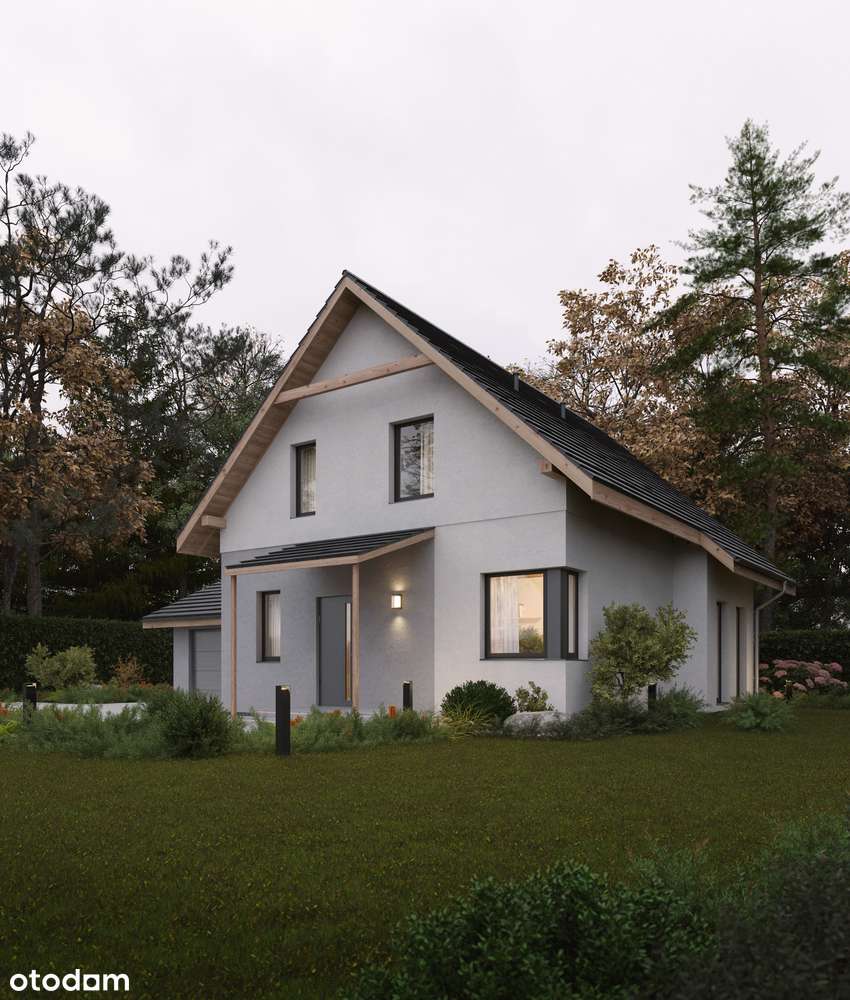 Piękny Dom Wolnostojący z garażem - Szafir I-6