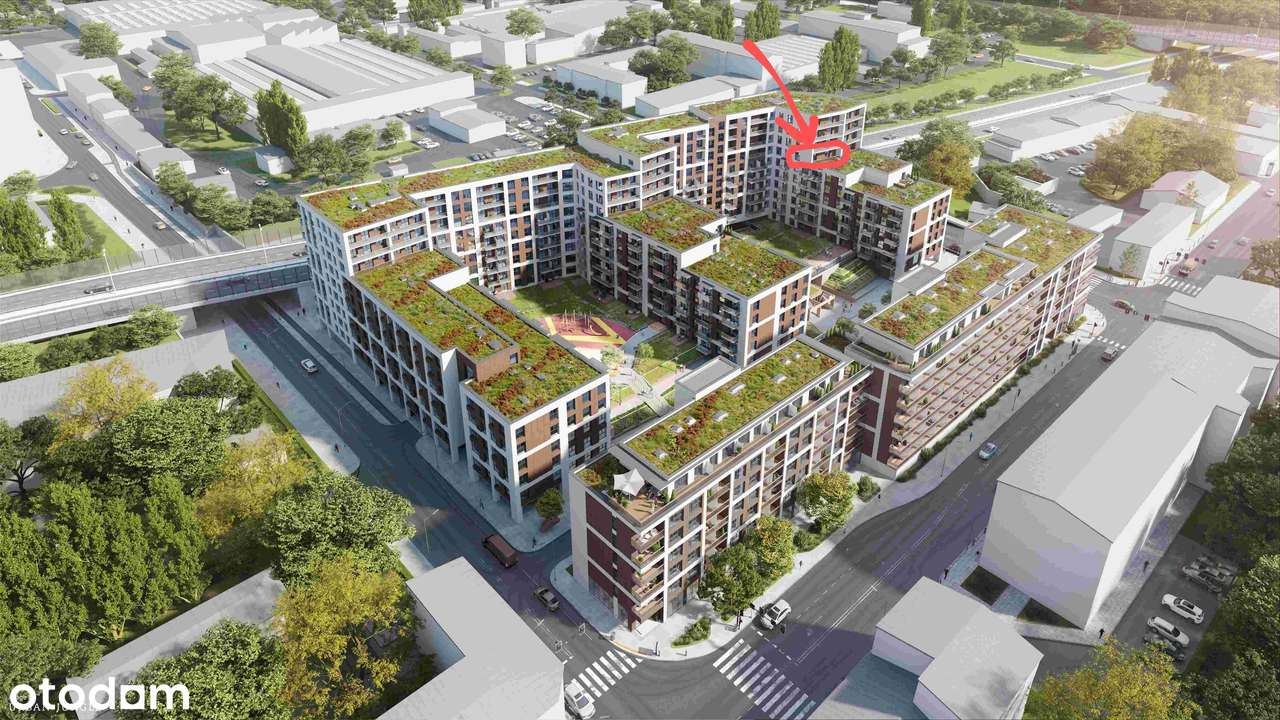 Łódź 2-pok. na Tuwima | MEGA LOGGIA 13m2! | WIDOK | PARKING-1