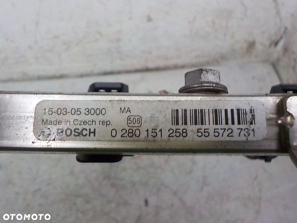 LISTWA WTRYSKOWA OPEL CORSA D E MERIVA 1.2 1.4 XER 0280151258 55572731 ASTRA J - 3