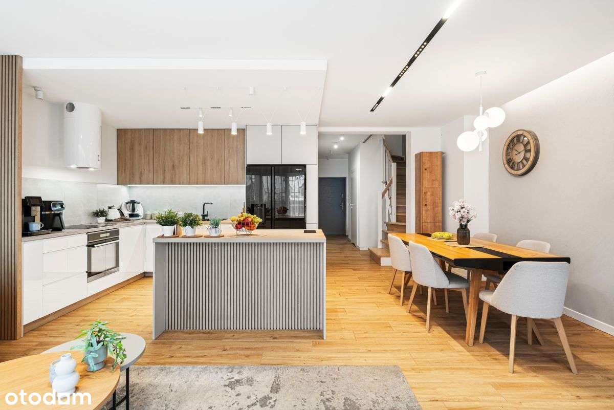 nowoczesny szereg z dużym zadbanym ogrodem - Pełny obrazek: 2/20