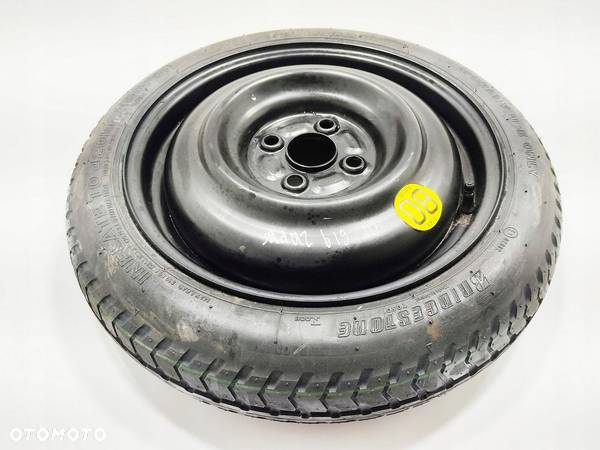 KOŁO ZAPASOWE DOJAZDOWE TOYOTA YARIS II 15 4x100 125/70R15 ET39 2006-2012 - 1