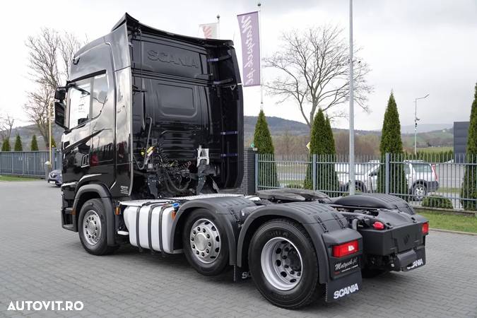 Scania S 500 / împingător / 6x2 / AXIE DE RIDICARE ȘI DIRECȚIE / RETARDER / SKIN / 70 TONE - 5