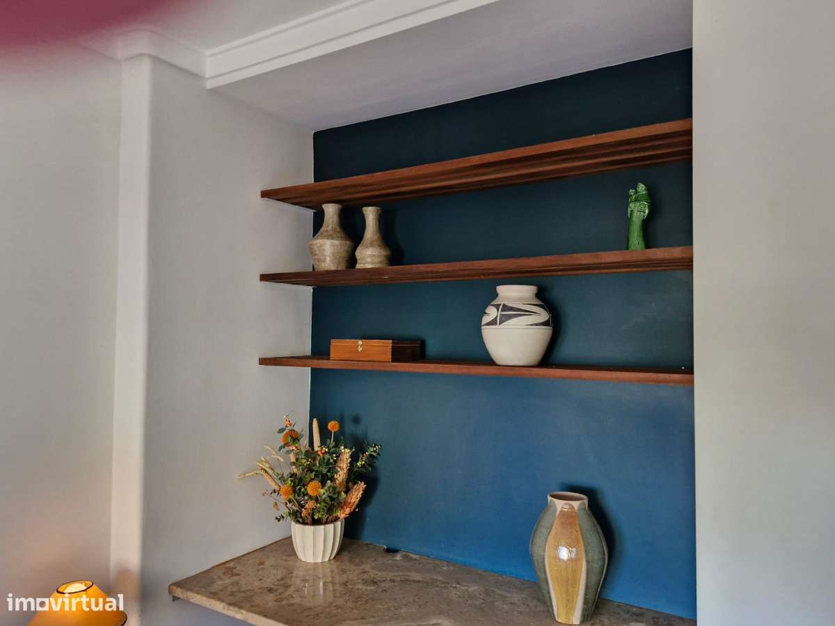 Apartamento mobilado, óptima localização, muita luz e vista mar. - Grande imagem: 4/29