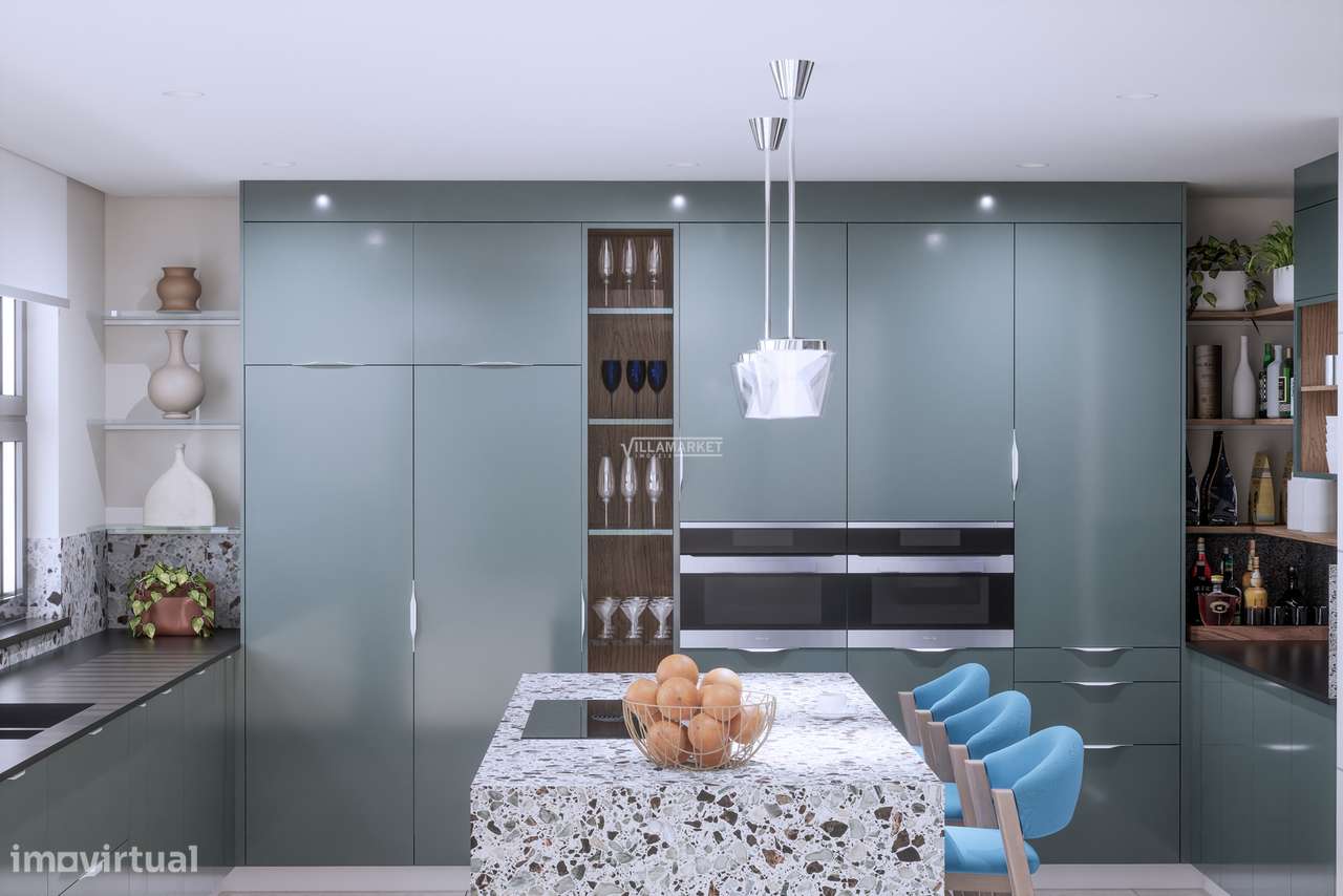 LUXUOSA VILLA V4  DE ARQUITETURA MODERNA COM PISCINA SITUADA NA ZONA D-13