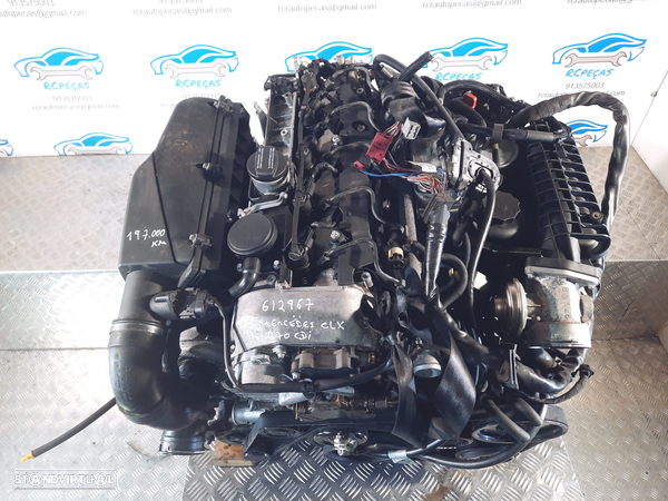 MOTOR ENGINE COMPLETO MERCEDES BENZ CLASS CLK C209 W209 270 CDI 20V 170CV OM612967 612967 MOTOR ARRANQUE ALTERNADOR COMPRESSOR AR CONDICIONADO BOMBA DIRECAO DIREÇÃO TURBO INJETOR INJETORES - 3