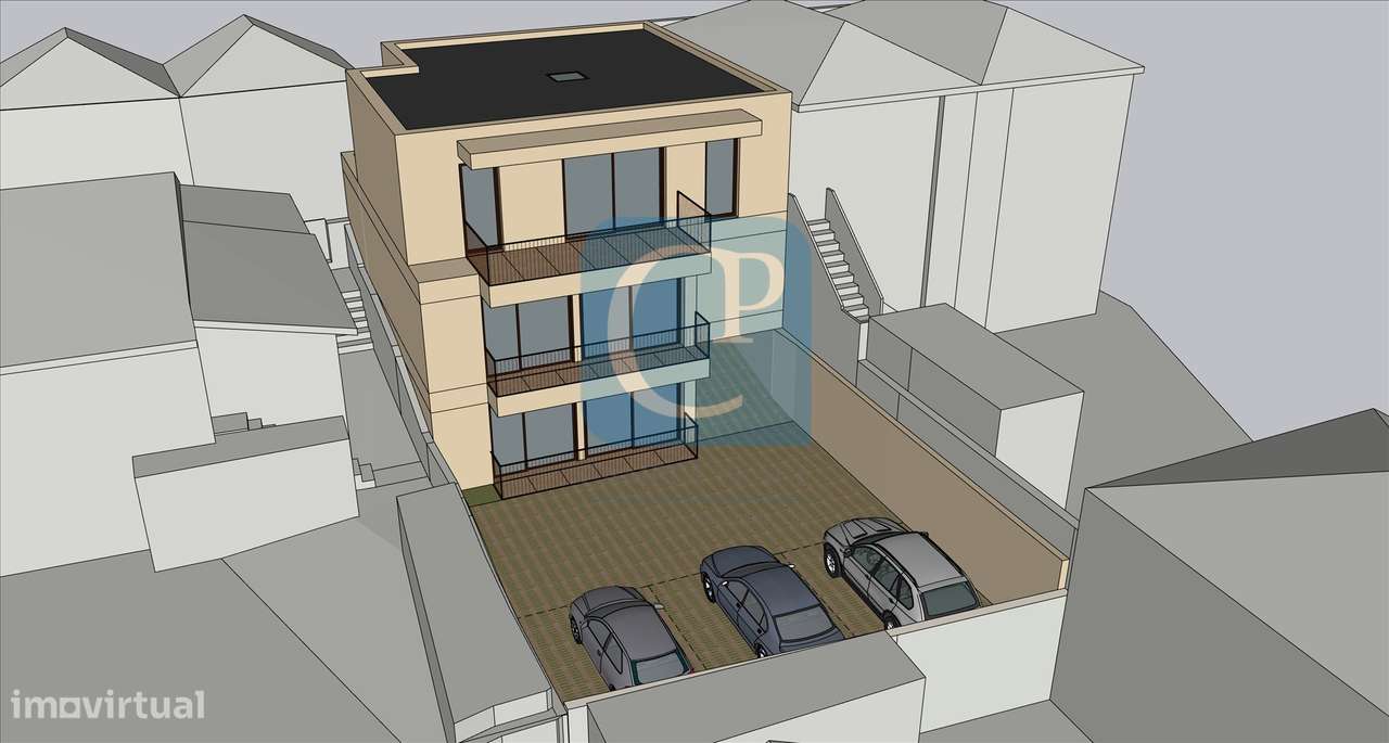Terreno com Projeto de Arquitetura Aprovado em Pedrouços, Maia-5