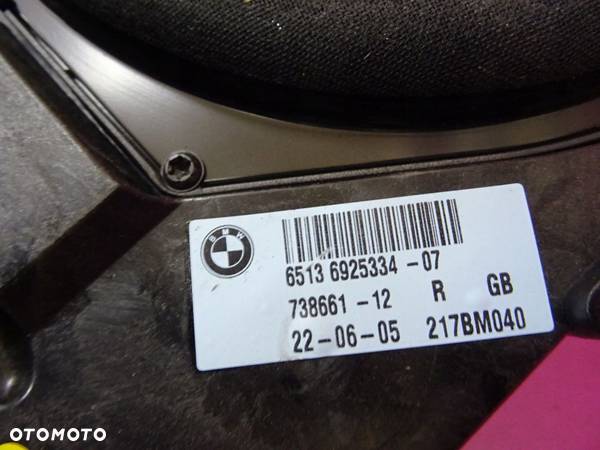 GŁOŚNIK W PODŁOGE BMW E87 118D 04-07 65136929101 - 4