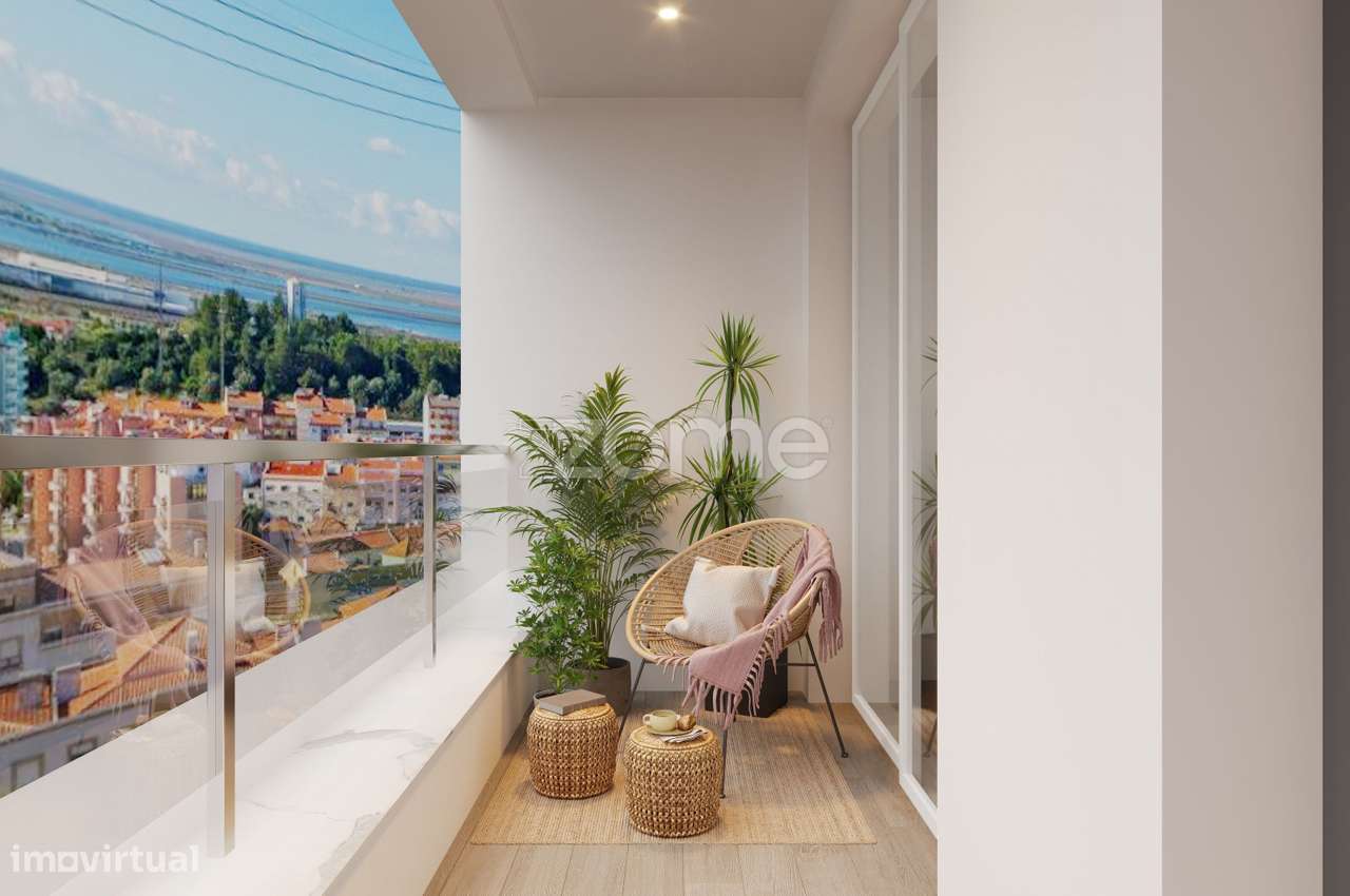 Apartamento T3 | Varanda | Vista Rio | Estacionamento – Alverca - Grande imagem: 3/15