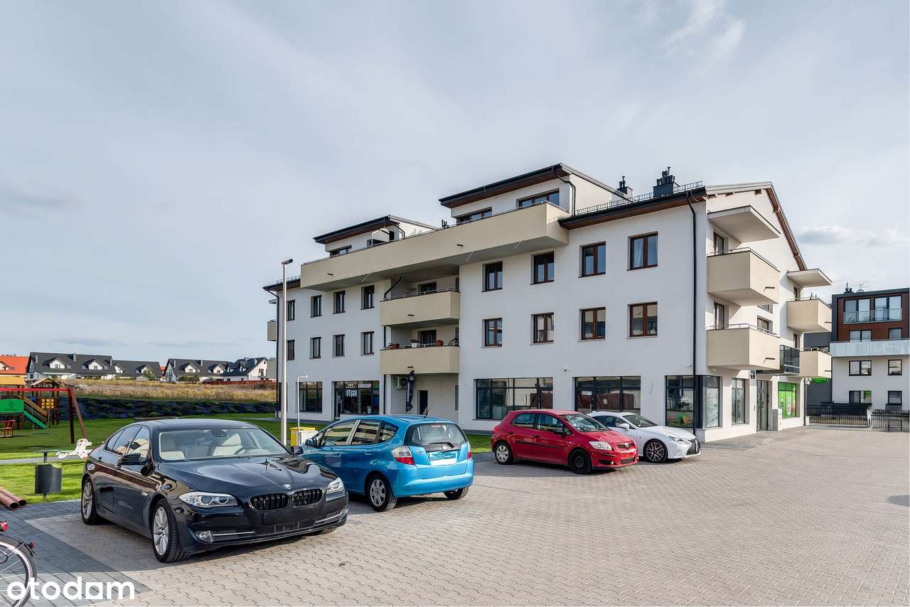 NOWE 34m² Nowodworce, ul. Stokrotki. I p. Duży balkon 10m²-14