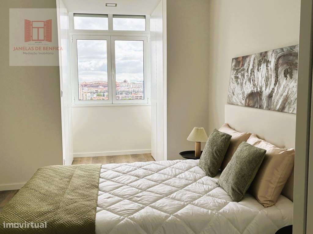 T3 em Benfica, renovado, equipado, mobilado, varanda aberta-19