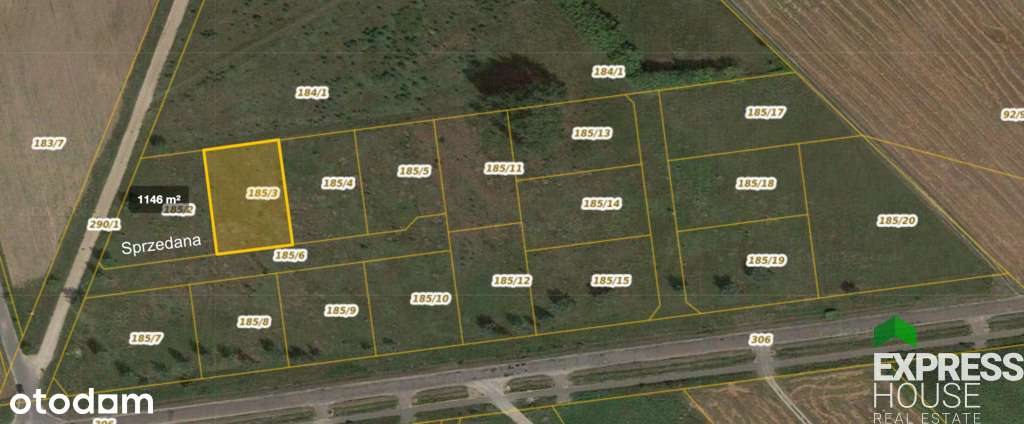 Działka w miejscowości Pańki pow 1145m2 - Pełny obrazek: 4/5