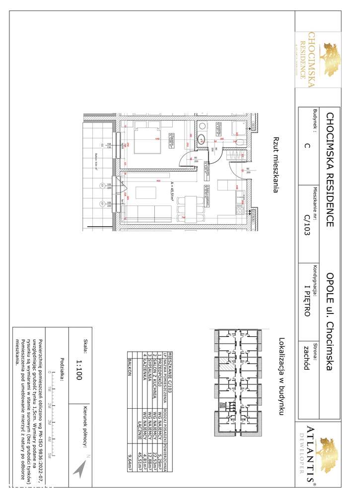Mieszkanie na sprzedaż, 45.51m², Opole, Malinka-8