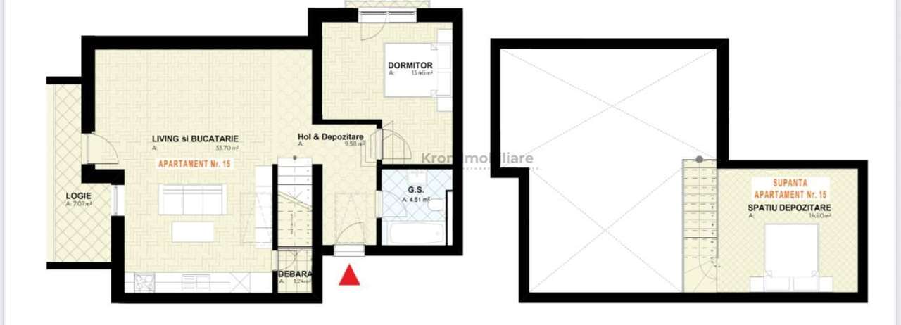 Apartament 2 camere - Imagine principală: 5/5