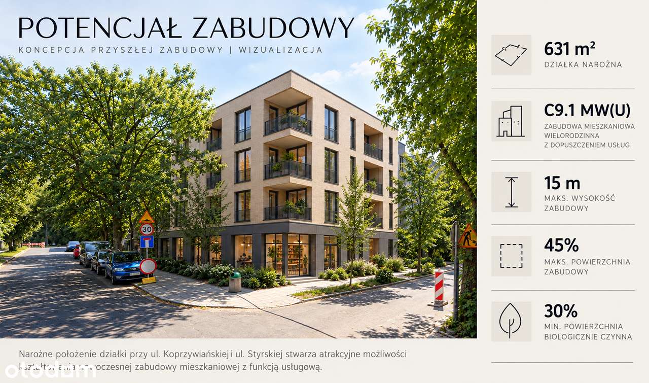 631 m² | DZIAŁKA NAROŻNA | MW(U) | PRAGA-POŁ.| POTENCJAŁ INWESTYCYJNY-4