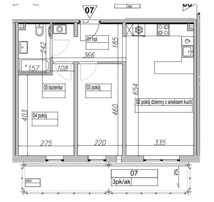 ENERGOOSZCZĘDNE 3 pokoje duży BALKON, Białołęka 2%