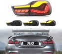 FAROLINS OLED PARA BMW SERIE 4 F32 F33 F36 F82 13-18 LIGHT BAR LED VERMELHO FUMADO - 1