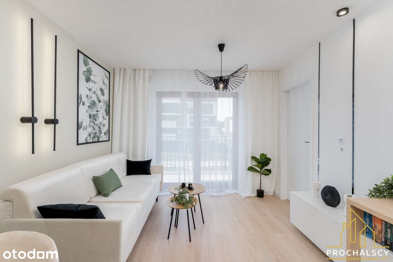 Piękne zupełnie nowe mieszkanie w z meblami i AGD Ceglana Park + garaż-18