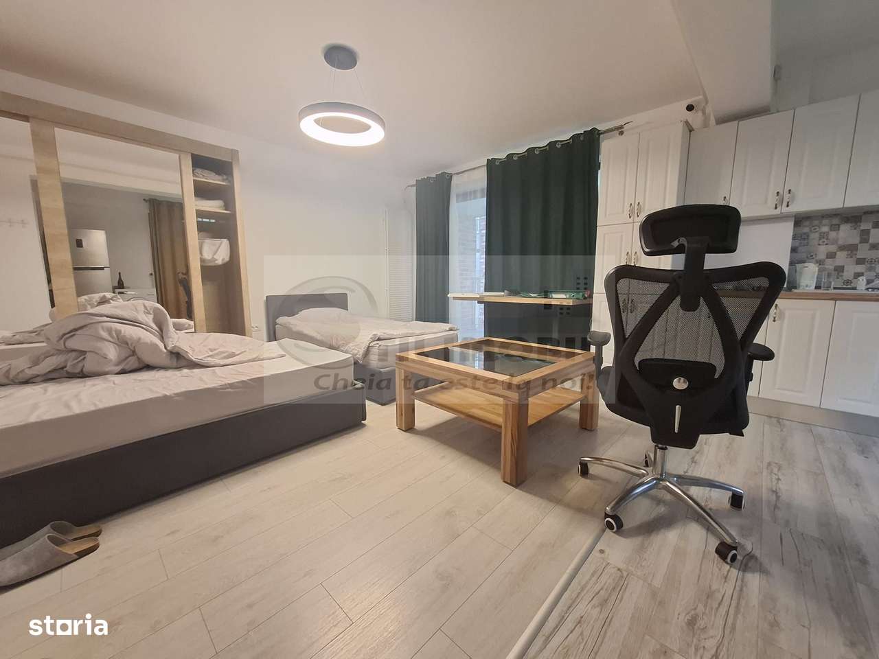 Apartament 1 camera, Bucium, bloc 2021, gradina proprie, intabulat - Imagine principală: 4/8