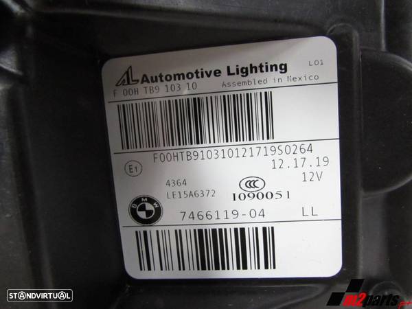 Farol LED Adaptativo Esquerdo Seminovo/ Original BMW X3 (G01)/BMW X4 (G02)/BMW X... - 5