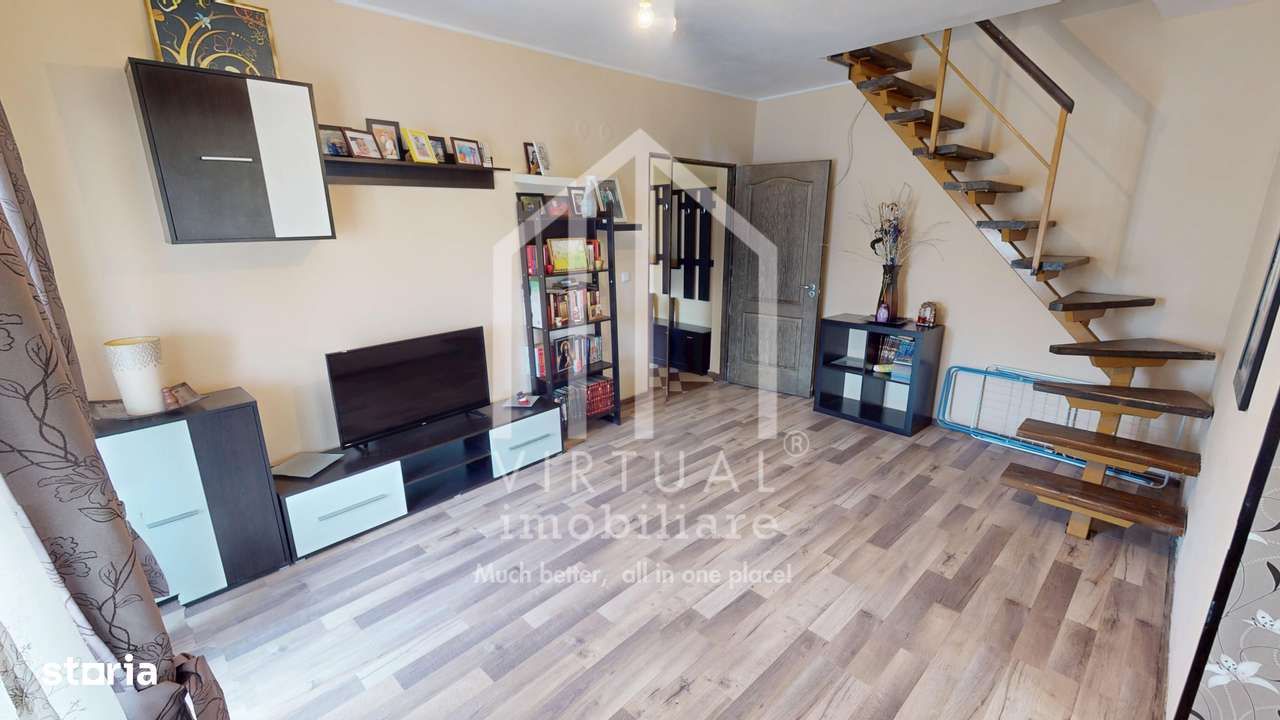 Apartament tip mansarda de vanzare in Sibiu 4 camere 89mp Vasile Aaron - Imagine principală: 2/13