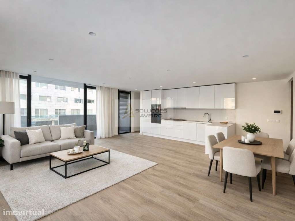 Apartamento T3 Novo Com Vista Para Ria De Aveiro