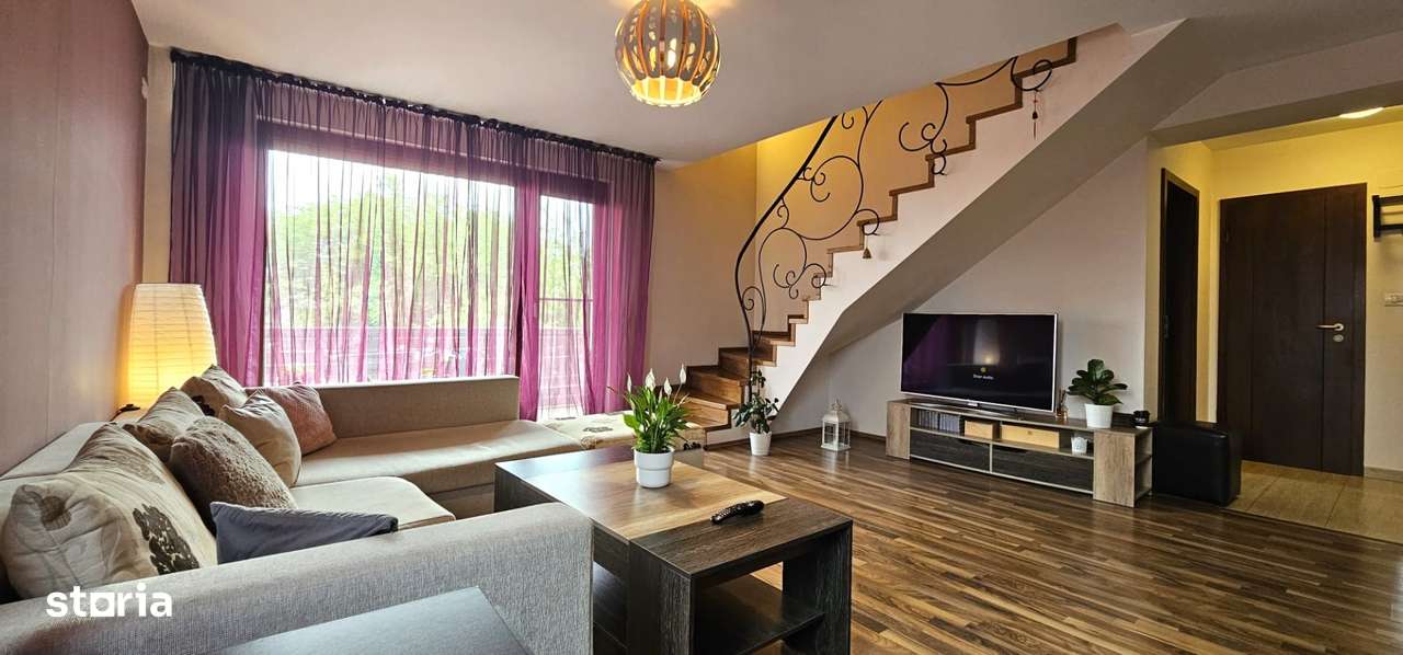 Apt. 4 camere, duplex, in vila P+1+M, Bucurestii Noi