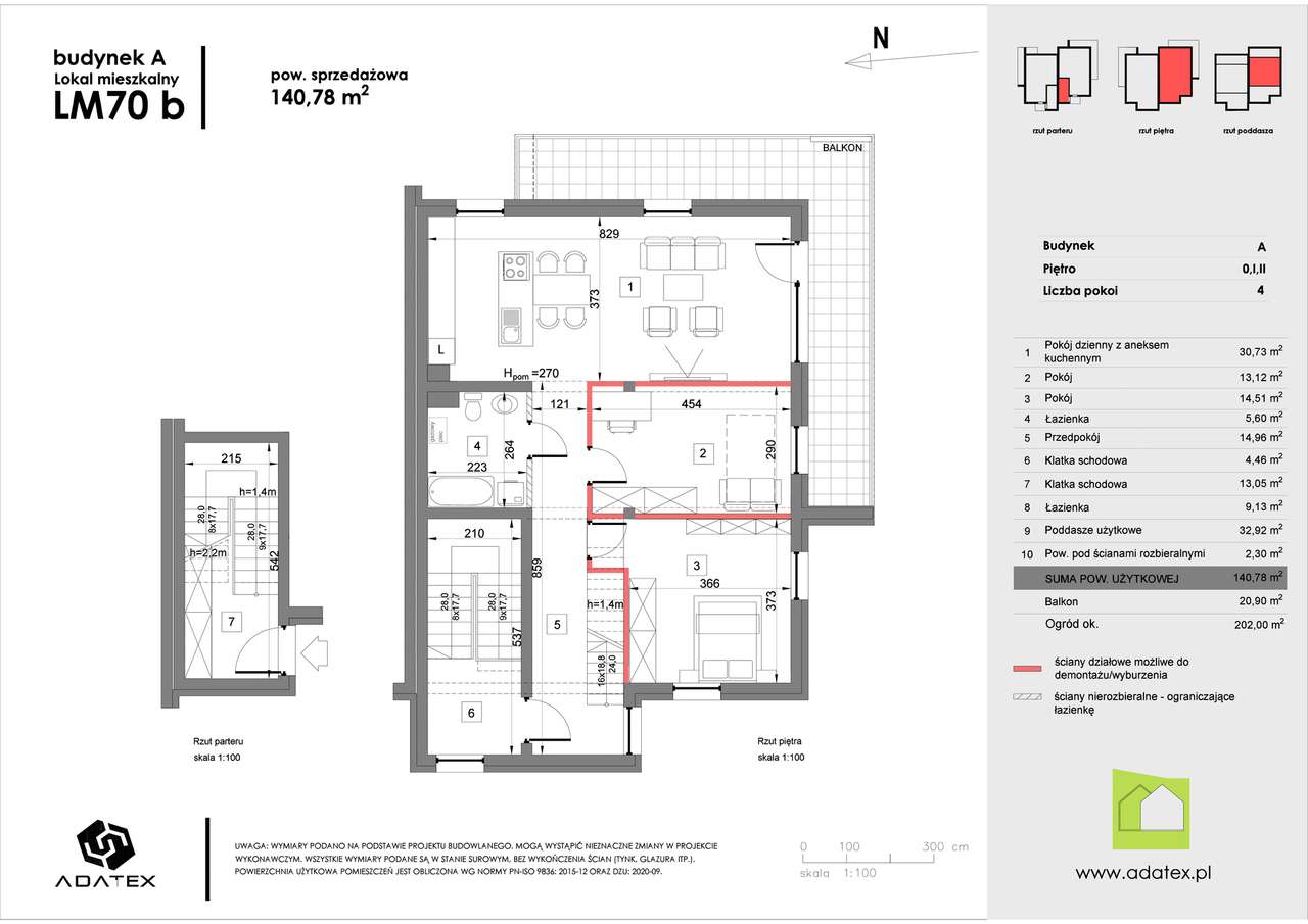 Zielona Podkowa | mieszkanie 70_b - Pełny obrazek: 4/9