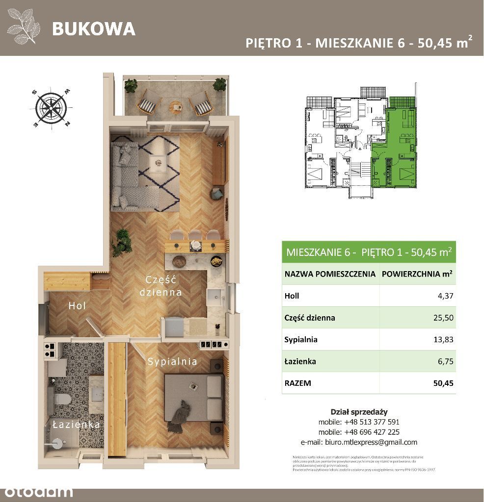 Mieszkanie 2-pokojowe Bielsko-Biała Aleksandrowice