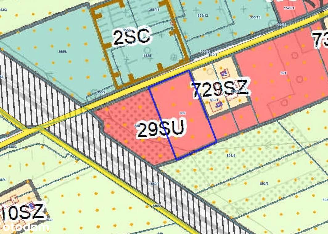 Inwestyczyja Działka 0,55 ha Motycz pod USŁUGI-8