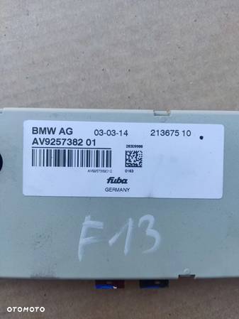 BMW AV9257382 01 moduł sterownik wzmacniacz antenowy 2014 F12 f13 - 1